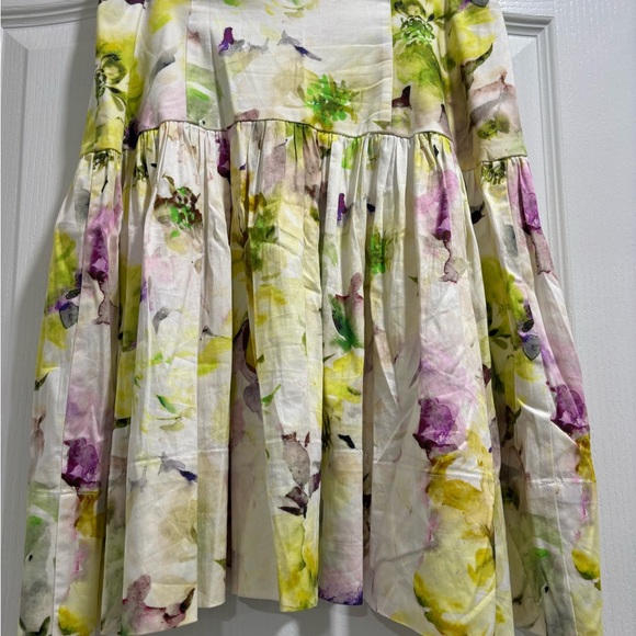 Floral Knee Length A-Line Skirt - Picture 1 of 3